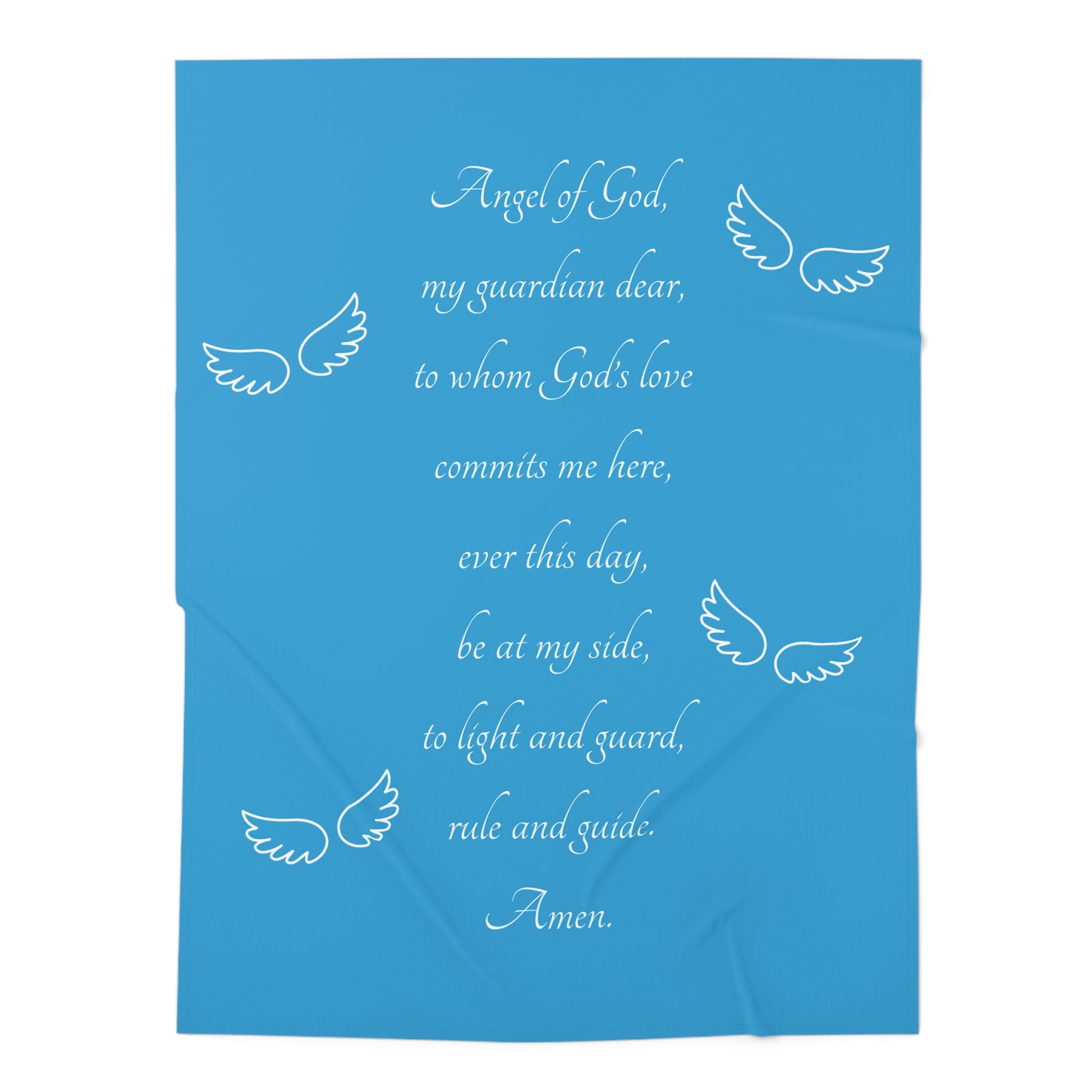 Guardian Angel Prayer Baby Swaddle Blanket, guardian angel prayer, baptism gift boy, baptismal gift girl, christening gift boy, catholic gifts baby, newborn gift catholic, christian newborn baby gift, baby shower gift boy, baby shower gifts for boy,  prayers for newborn catholic, prayers for newborn christian, catholic gifts him, catholic baby gifts, receiving blanket christian, receiving blanket catholic