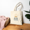virgin mary monogram cotton tote, catholic gifts, mary tote, blessed mother tote, virgin mary bag, blessed mother bag