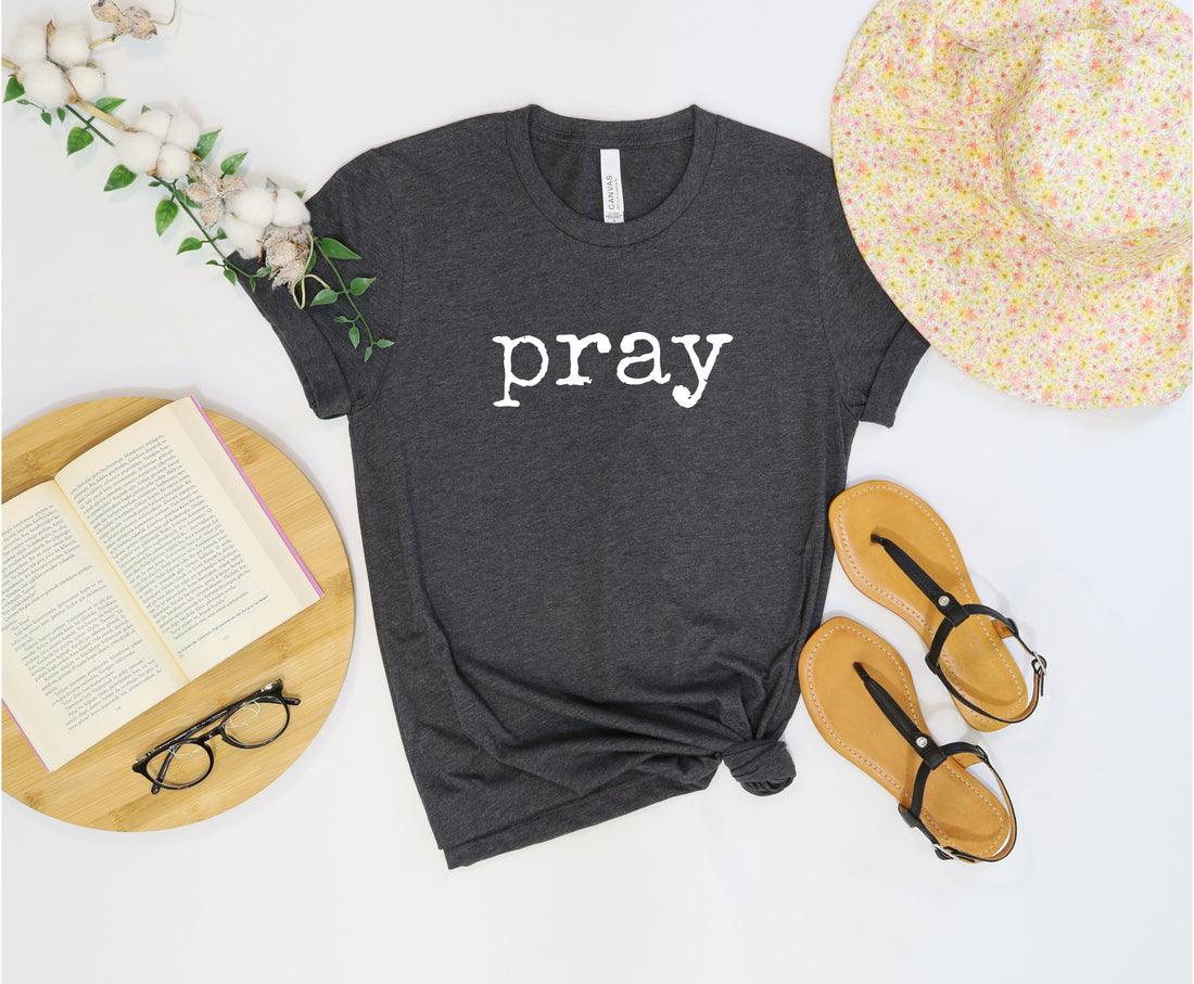 Christian Faith dark grey charcoal grey tshirt tee t-shirt