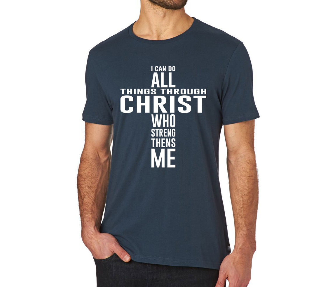 I Can Do All Things Through Christ tee, I can do all things through christ clothing