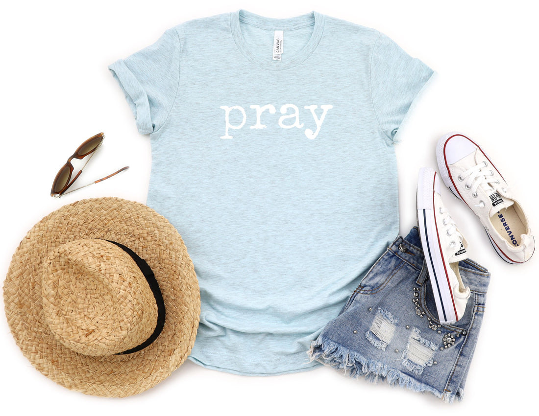 ice blue tshirt christian tshirt pray tshirt