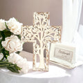 tree of life, tree wall cross, farmhouse cross, rustic wall cross, rustic cross, white wall cross, distressed cross, carved wood cross, catholic gifts, christian gifts, christian decor, catholic decor, wood wall cross, baptism gift, christening gift, wedding gift christian, first communion gift, confirmation gift, easter gift, Lent