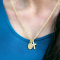 virgin mary necklace, gold mary necklace, gold mary jewelry, madonna necklace, blessed mother, baptism gift, communion gift for her, confirmation gift for her, miraculous medal necklace, dainty tiny virgin mary necklace, religious necklace