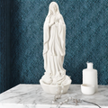 rosary holder, rosary statue holder, catholic gifts, our lady of lourdes rosary holder, our lady of lourdes statue, virgin mary statue, saint mary statue, catholic wedding gift, baptism gift, christening gift, first communion gift, cofirmation gift, catholic wedding shower gift