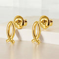 DAINTY Ichthys Fish Earrings