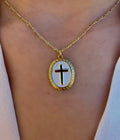dainty cross necklace, gold cross necklace, religious necklace, gold necklace, christian jewelry, catholic jewelry, christian gifts, catholic gifts, catholic gift for her, first communion gift, baptism gift, wedding gift, christian wedding, bridesmaid gift, catholic gift for her, confirmation gift