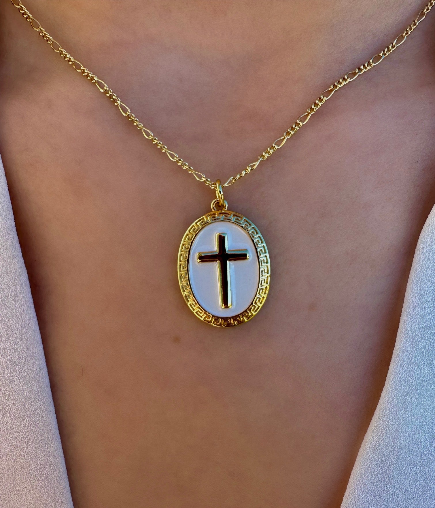 dainty cross necklace, gold cross necklace, religious necklace, gold necklace, christian jewelry, catholic jewelry, christian gifts, catholic gifts, catholic gift for her, first communion gift, baptism gift, wedding gift, christian wedding, bridesmaid gift, catholic gift for her, confirmation gift