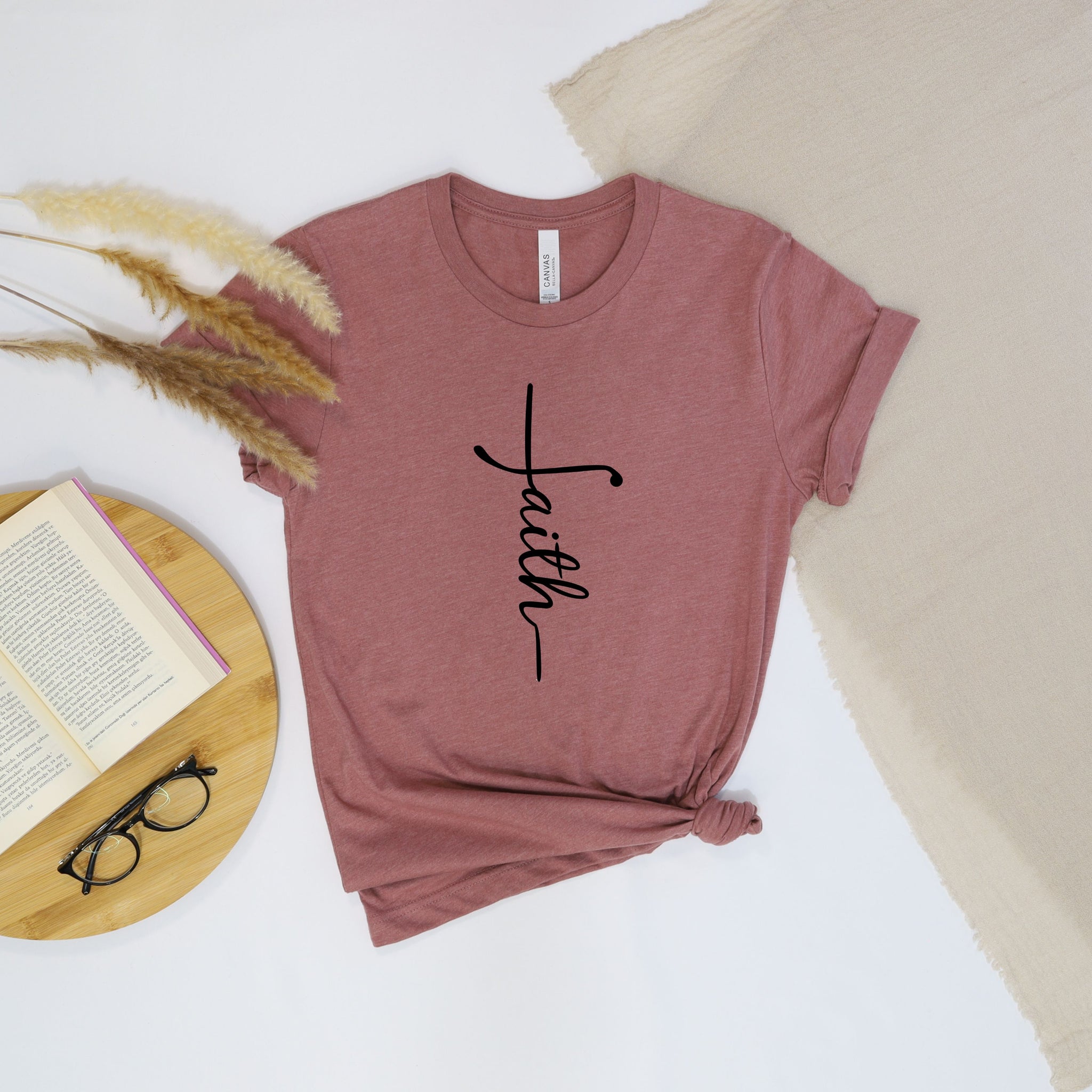 Faith Tshirt, Faith Tee, Faith T-shirt, Christain t-shirt, Christain merch, Catholic tshirt
