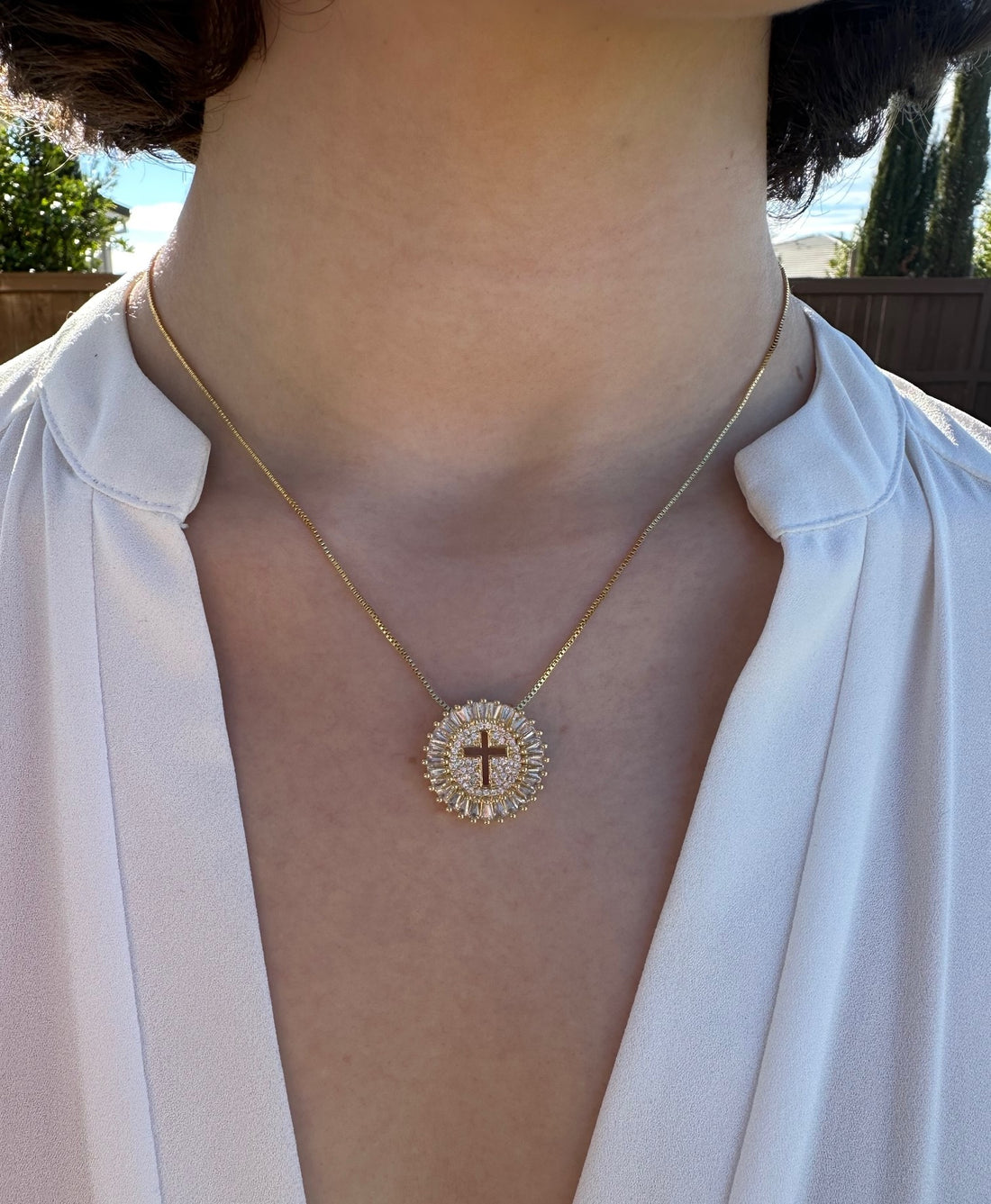 dainty cross necklace, gold cross necklace, religious necklace, gold necklace, christian jewelry, catholic jewelry, christian gifts, catholic gifts, catholic gift for her, first communion gift, baptism gift, wedding gift, christian wedding, bridesmade gift, diamond cross necklace