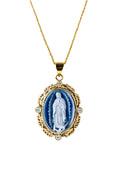 jvirgin mary pendant necklace for women, joy dravecky french blue cameo, gold virgin mary medallion necklace, vintage virgin mary necklace, virgin mary necklace with crystal accents, catholic virgin mary prayer necklace, virgin mary necklace for first communion, handmade virgin mary medal necklace, french blue cameo virgin mary guadalupe necklace, daintly virgin mary layered necklace, oval virgin mary necklace, catholic gifts for her, catholic gifts women
