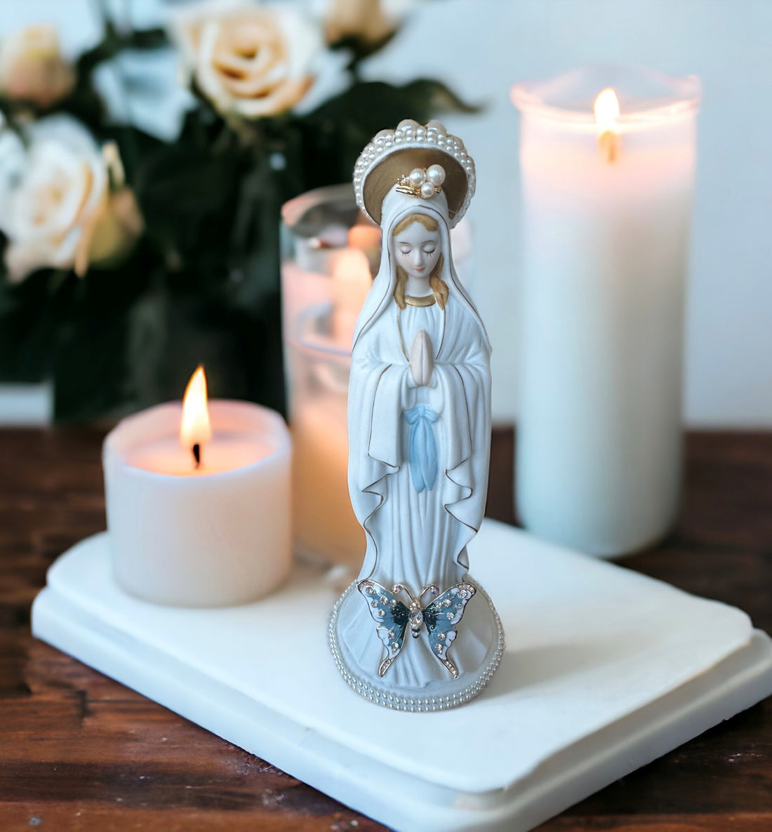 virgin mary, our lady of betania, our lady of fatima statue, our lady virgin mary art, catholic art, catholic statue, mary statue, mary figurine, mary porcelain, our lady of lourdes, our lady of guadalupe, catholic gifts, easter gifts, lent gift, baptism gift, christening gift, mother mary statue, catholic gifts for her