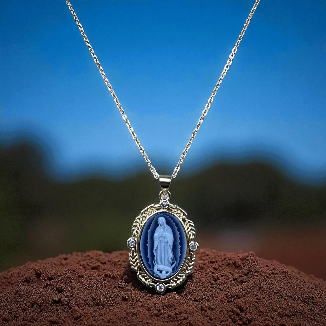 virgin mary pendant necklace for women, gold virgin mary medallion necklace, vintage virgin mary necklace, virgin mary necklace with crystal accents, catholic virgin mary prayer necklace, virgin mary necklace for first communion, handmade virgin mary medal necklace, french blue cameo virgin mary guadalupe necklace, daintly virgin mary layered necklace, oval virgin mary necklace, catholic gifts for her, catholic gifts women