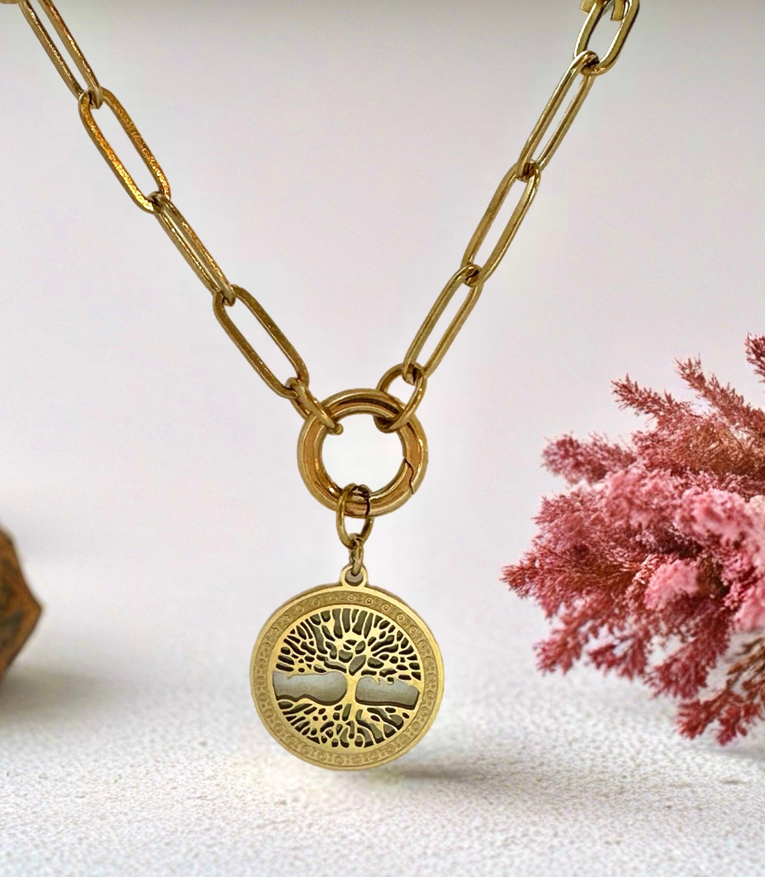 tree of life necklace charm necklace, catholic necklaces, christian charm necklace, catholic gifts for her, catholic jewelry, christian gifts for her, mother's day gift, christmas gift for her