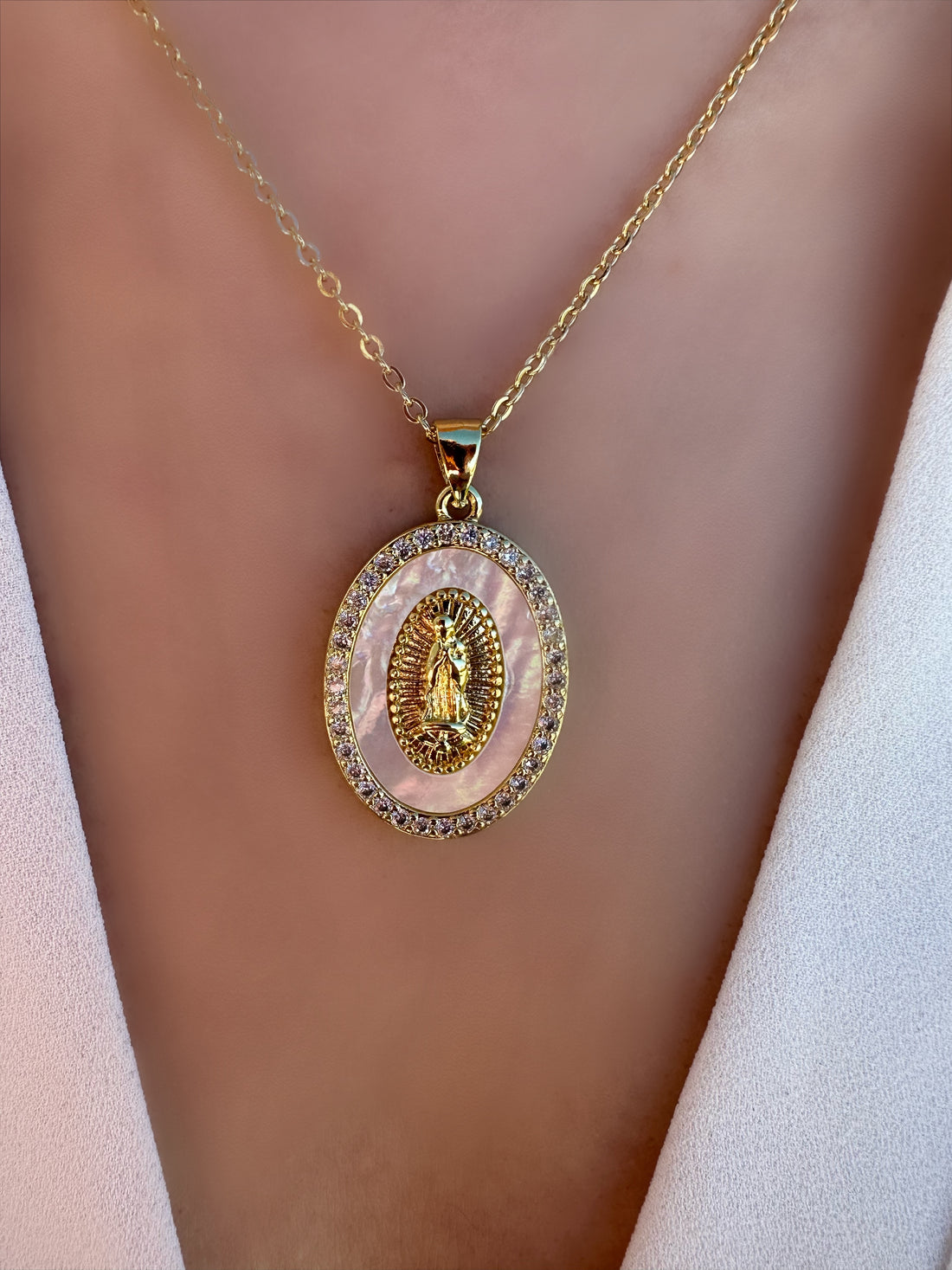 virgin mary necklace, mother mary necklace, gold diamond virgin mary necklace, virgin mary pendant, catholic gifts, christian gifts, bridal gift, protection necklace, our lady of guadalupe necklace, dainty mary necklace, christian jewelry, catholic jewelry, catholic necklace, christian necklace