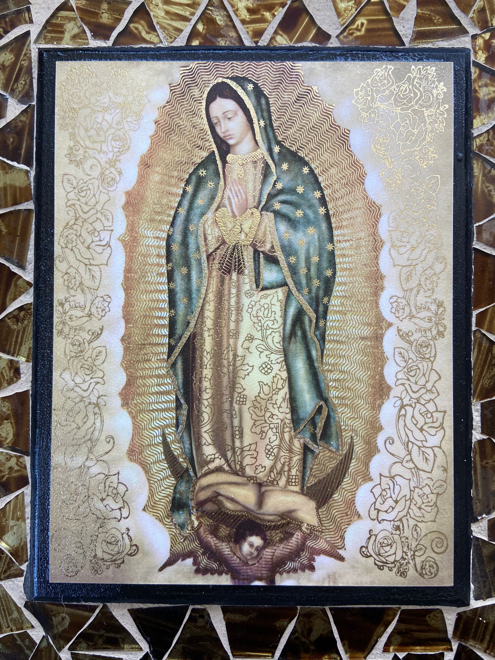 Our Lady of Guadalupe Frame Artwork Mosaic