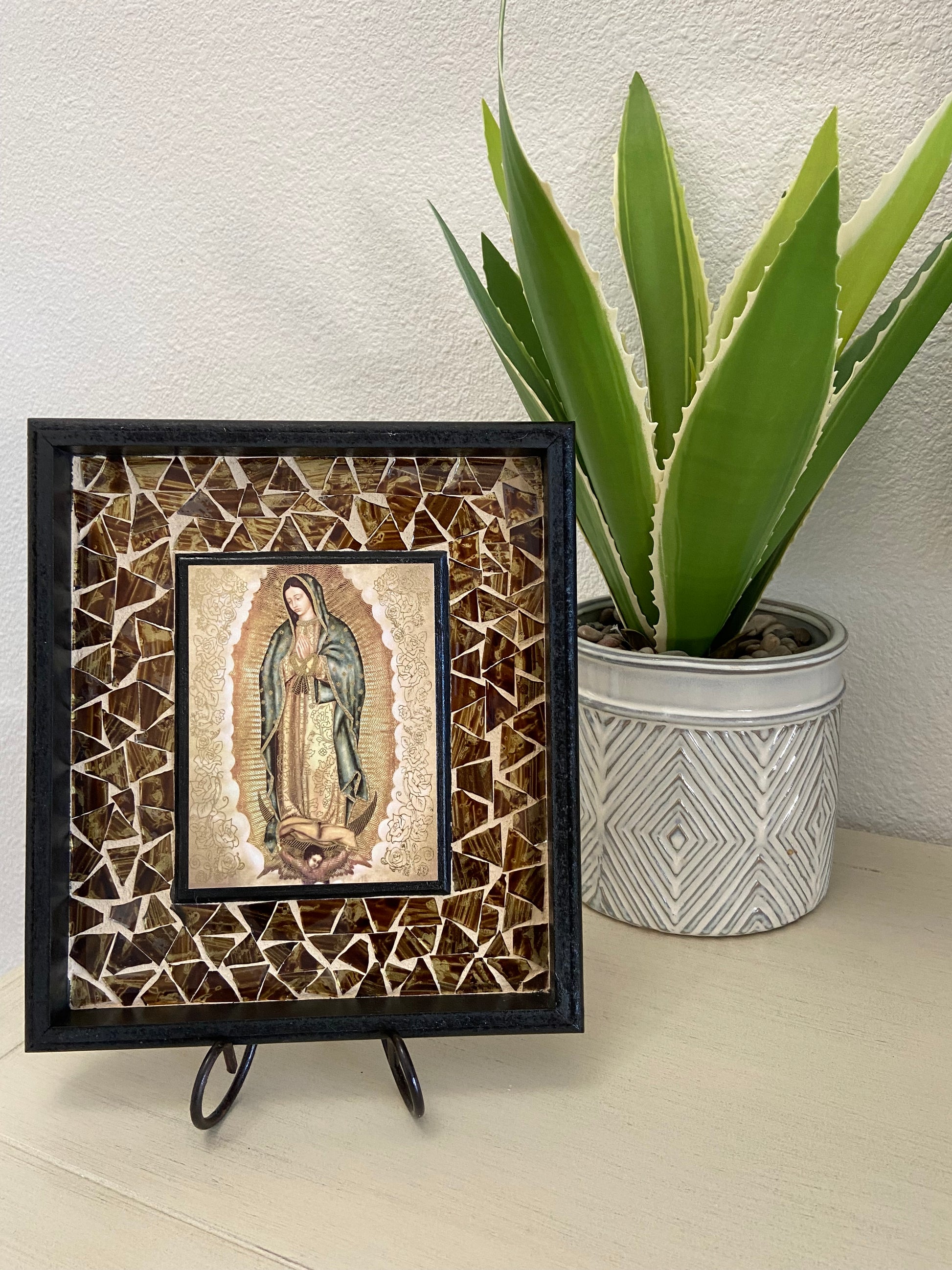 Our Lady of Guadalupe Frame Artwork Mosaic